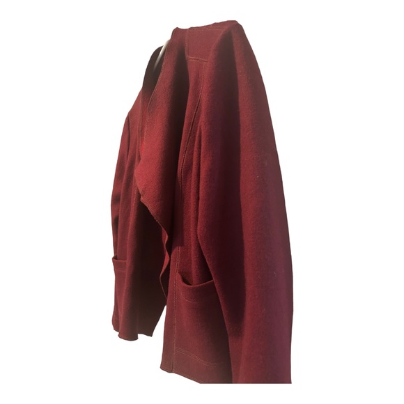 Olsen Europe Red Wool Blazer - Picture 3 of 4